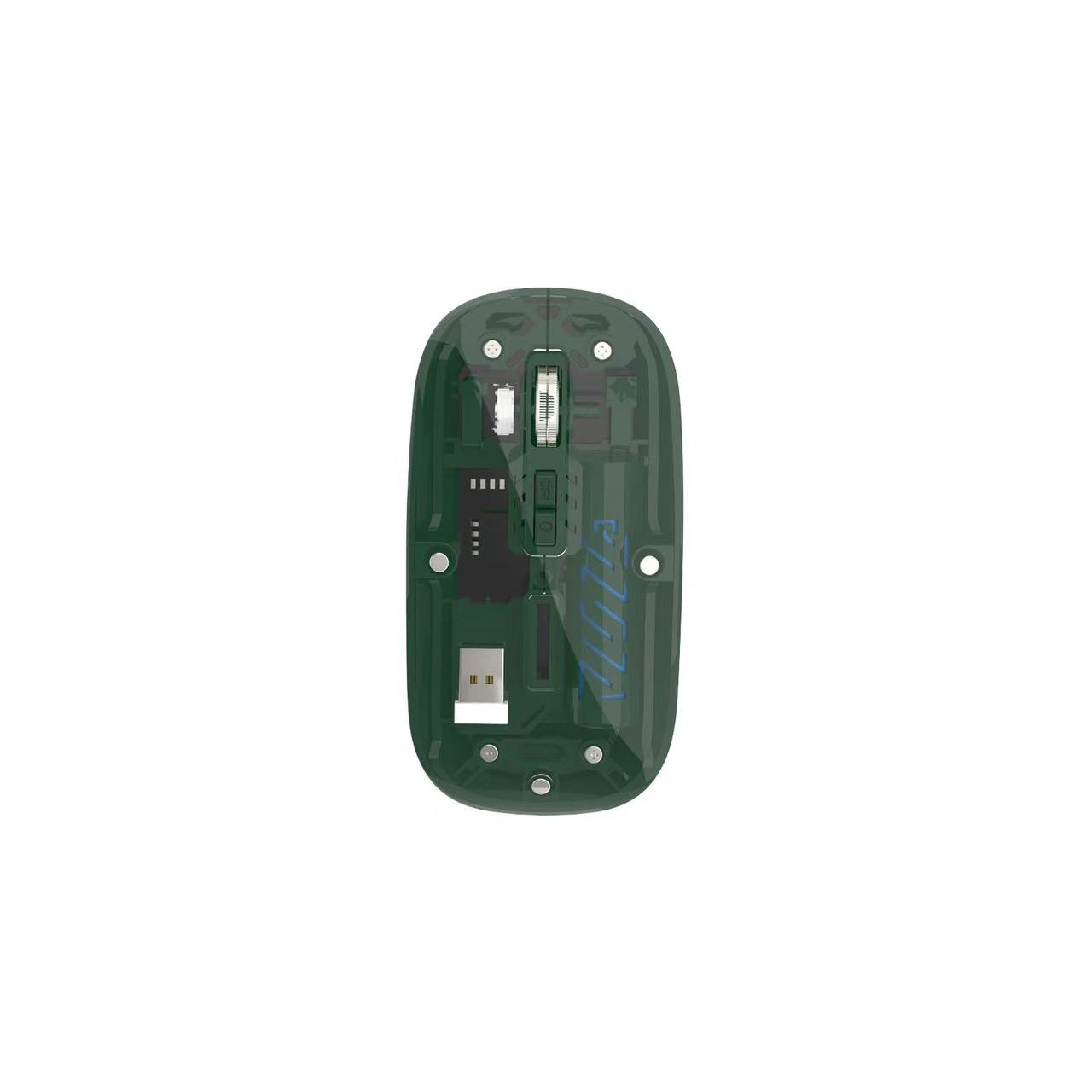 Slim Dual Mode Silent Wireless Bluetooth Mouse