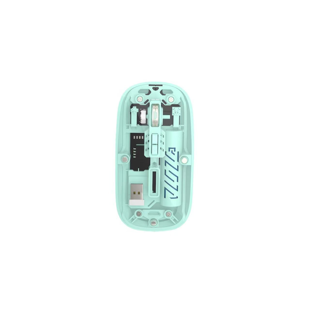 Slim Dual Mode Silent Wireless Bluetooth Mouse