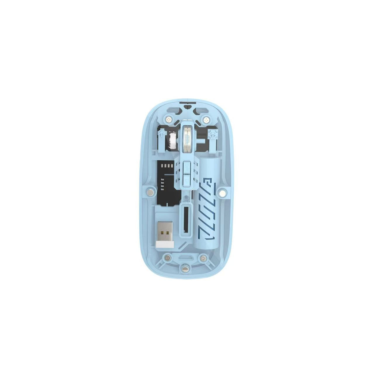 Slim Dual Mode Silent Wireless Bluetooth Mouse
