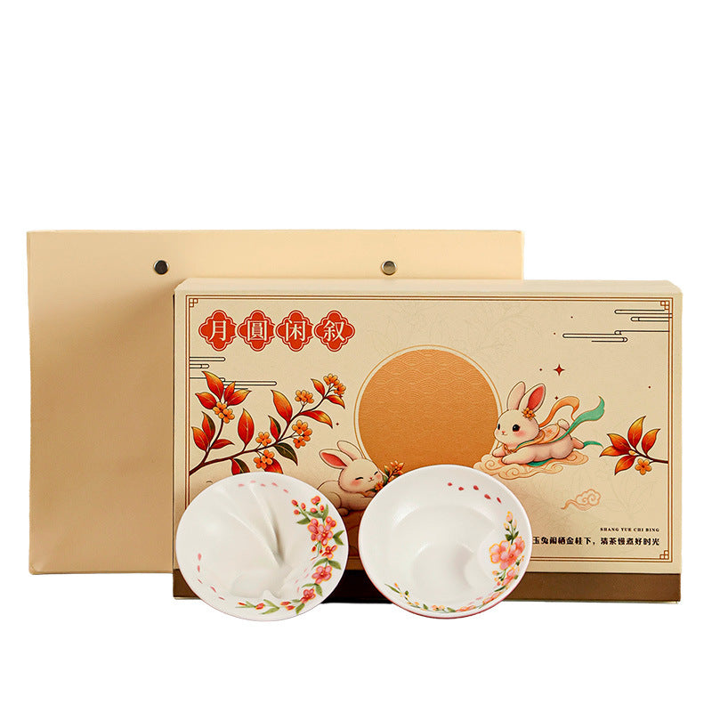 Moon Rabbit Ceramic Teaware Gift Set | Mid Autumn Festival Collection