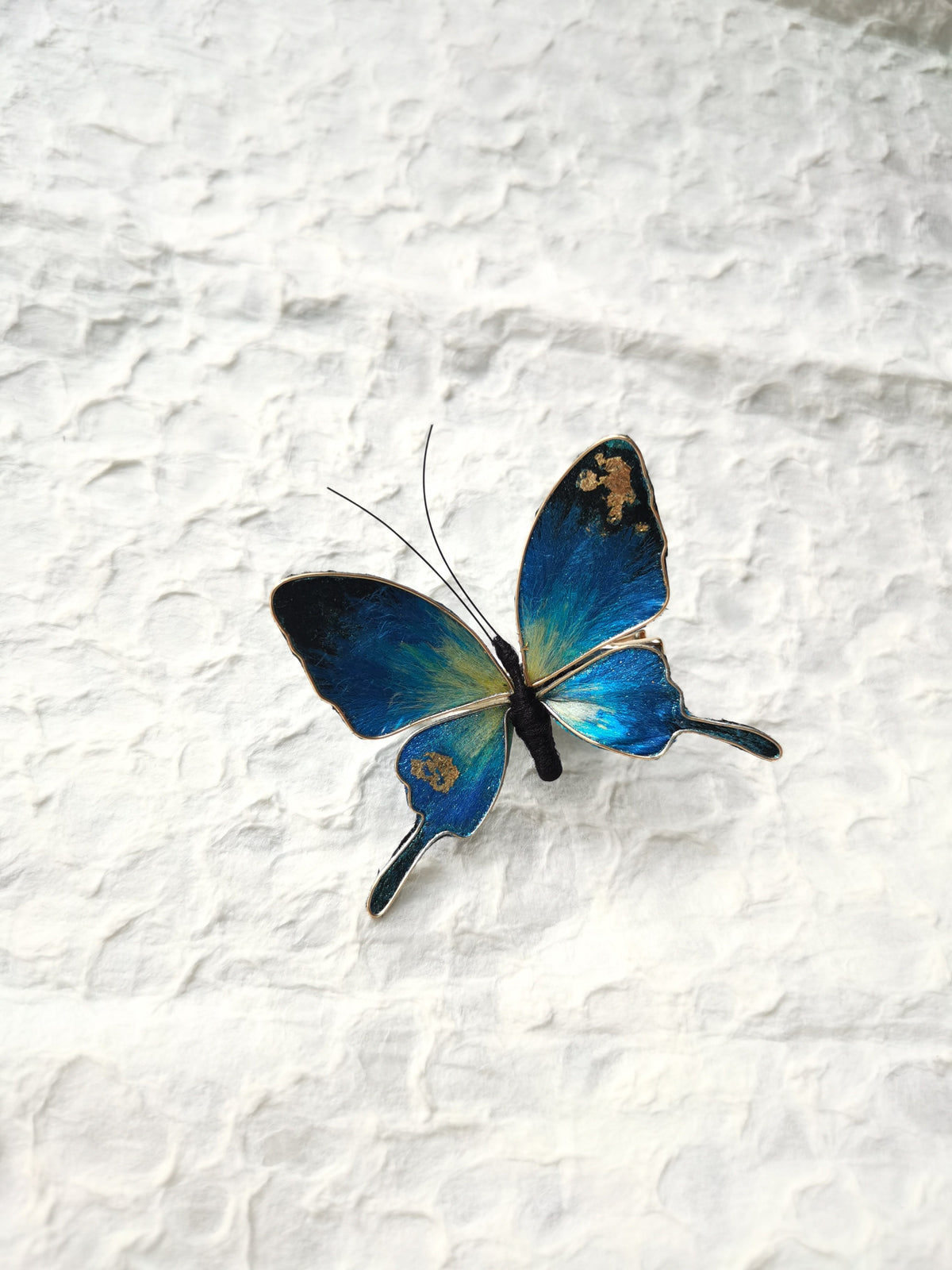 Handmade Butterfly Black Wood Hair Stick,Chinese Minimalist Hanfu Hair Accessory