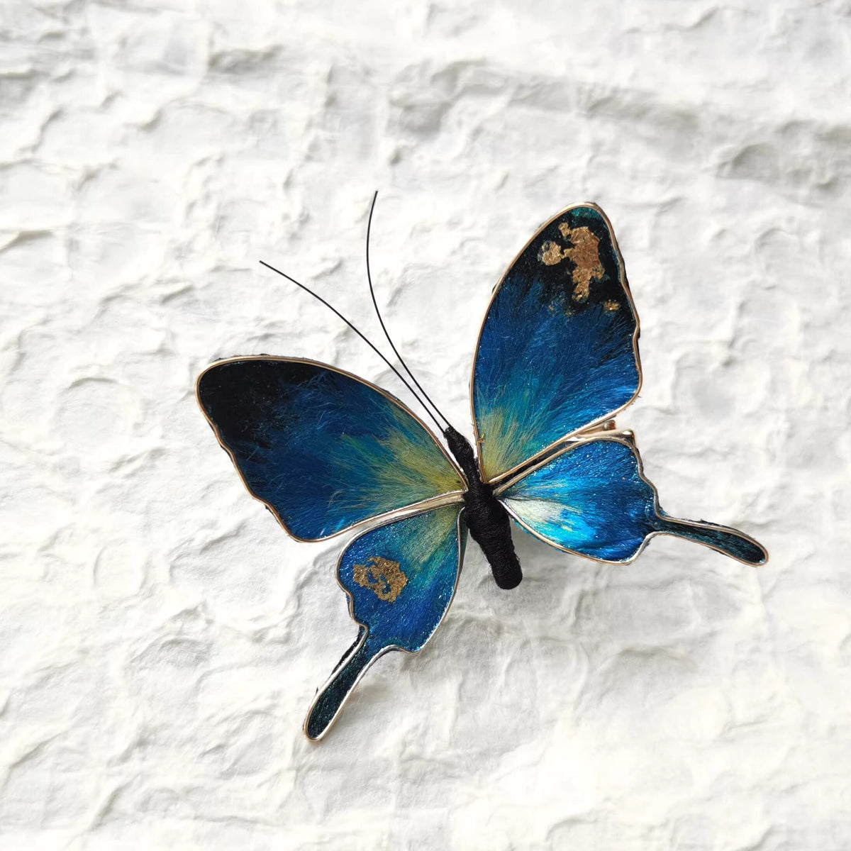 Handmade Butterfly Black Wood Hair Stick,Chinese Minimalist Hanfu Hair Accessory