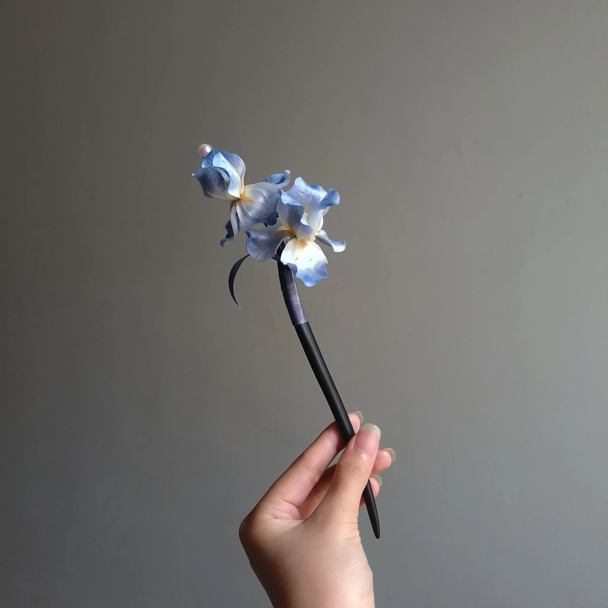 Handmade Iris Ronghua Hairpin & Brooch – Chinese Heritage Craft
