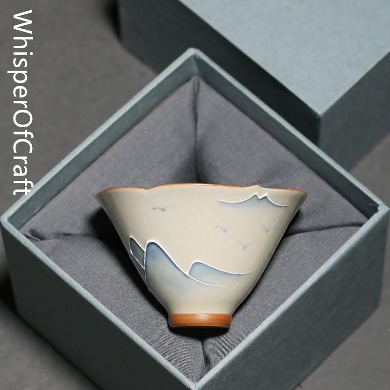 Five Famous Kilns Ceramic Tea Cup Set Song Dynasty