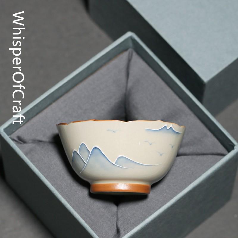 Five Famous Kilns Ceramic Tea Cup Set Song Dynasty