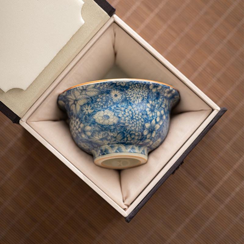 Five Famous Kilns Ceramic Tea Cup Set Song Dynasty