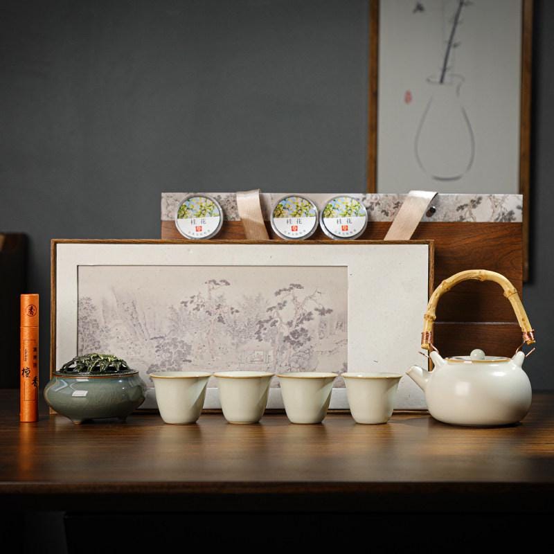 Handcrafted Chinese Tea Cup Set | Traditional Artisan Gongfu Tea Set