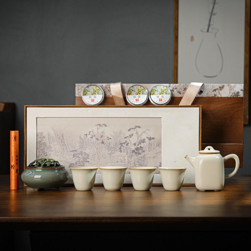 Handcrafted Chinese Tea Cup Set | Traditional Artisan Gongfu Tea Set