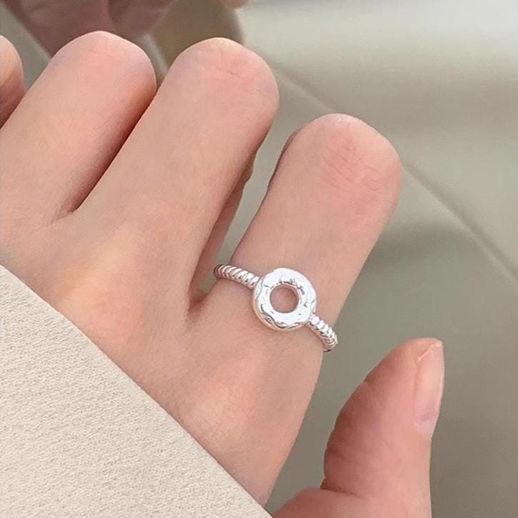 S925 Sterling Silver Boho Vintage Statement Ring