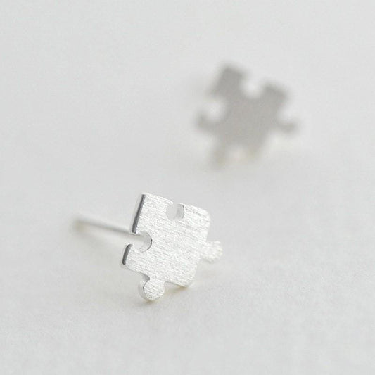 Gothic Punk Stud Earrings Titanium Steel