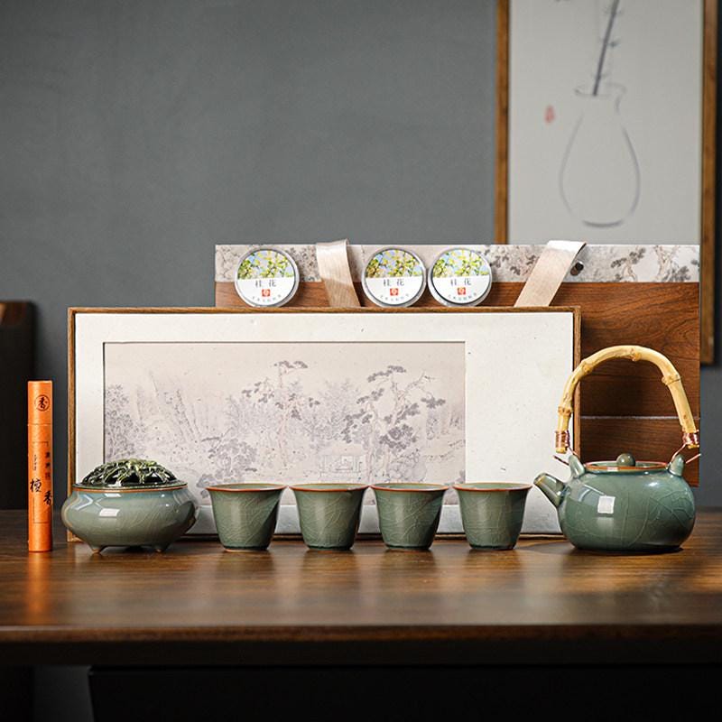 Handcrafted Chinese Tea Cup Set | Traditional Artisan Gongfu Tea Set