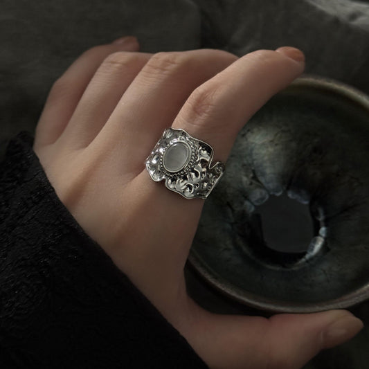 Handmade  Sterling Silver Chinese Ethnic Ring