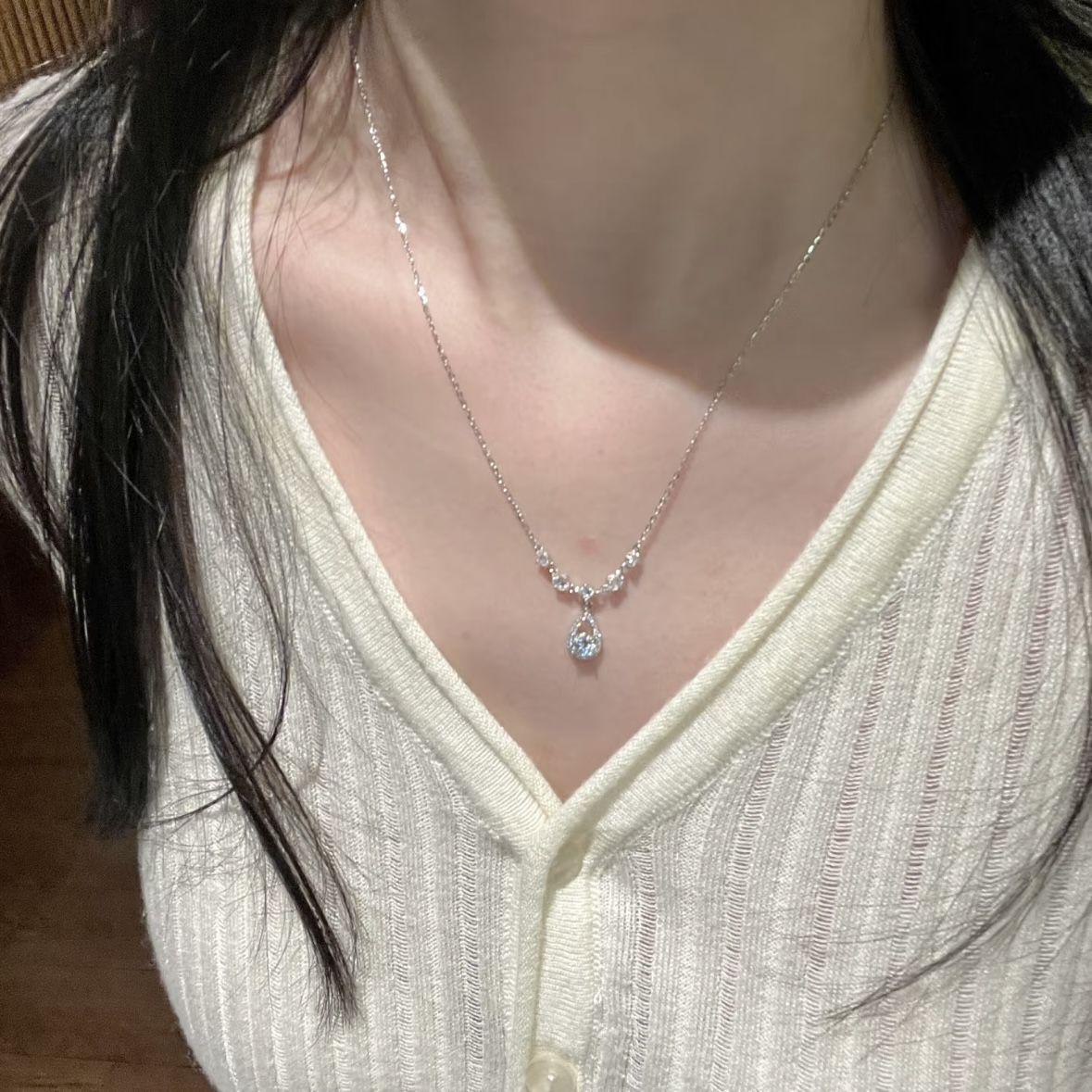 Dainty Pearl and Zircon Bar Layered Necklace