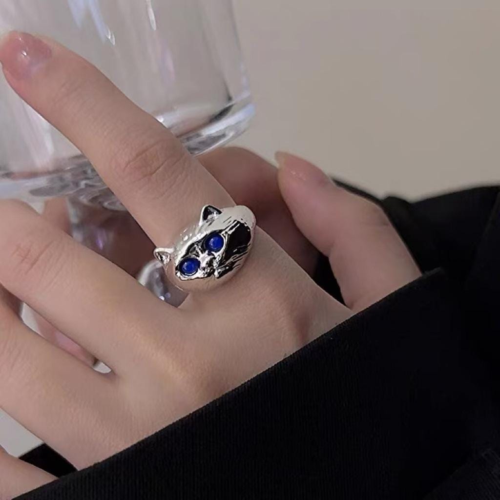 S925 Sterling Silver Adjustable Feather Ring