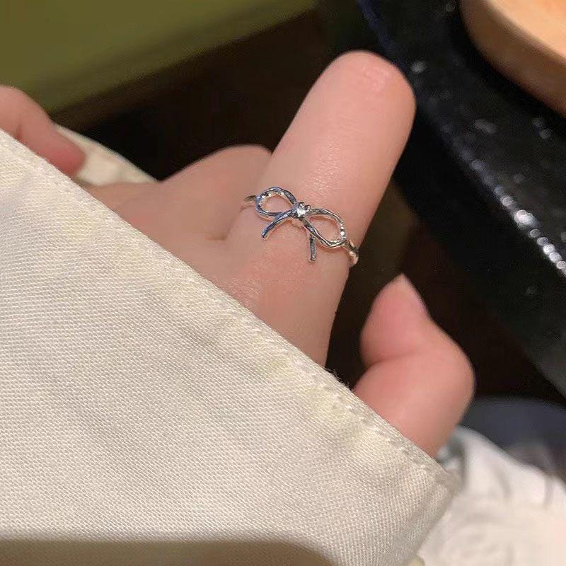S925 Sterling Silver Boho Leaf Statement Ring