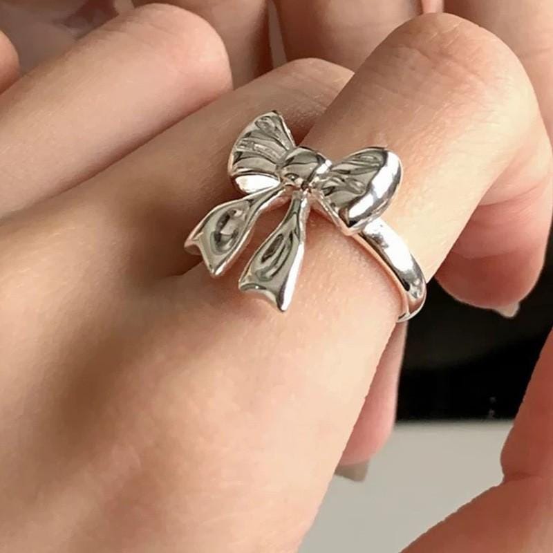 S925 Sterling Silver Boho Leaf Statement Ring