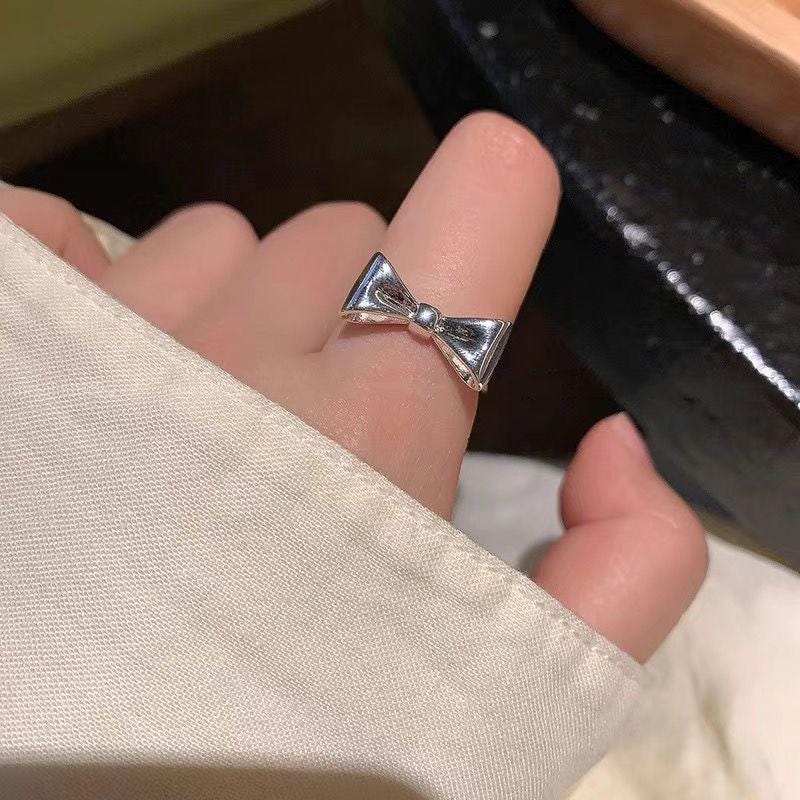 S925 Sterling Silver Boho Leaf Statement Ring