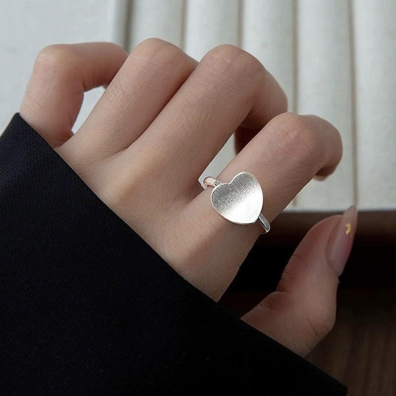 S925 Sterling Silver Boho Vintage Statement Ring