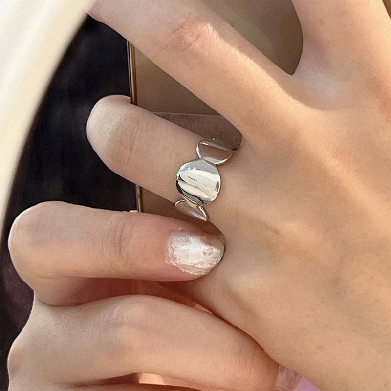 S925 Sterling Silver Boho Vintage Statement Ring