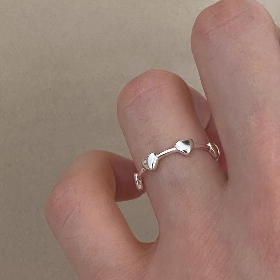 S925 Sterling Silver Boho Vintage Statement Ring