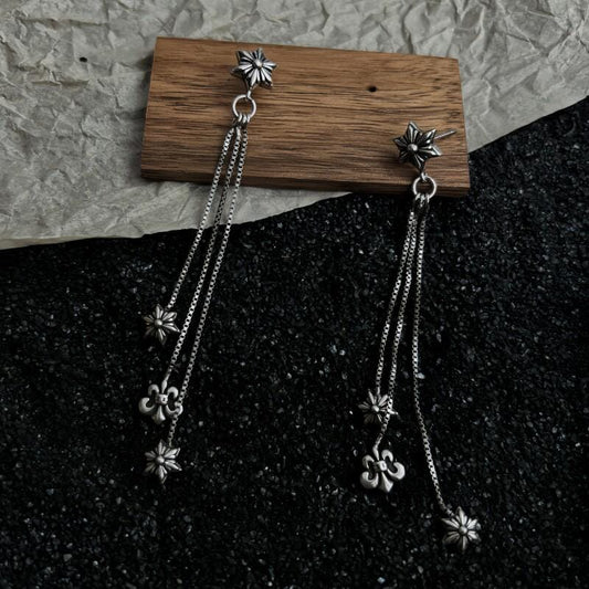 Gothic Punk Stud Earrings Titanium Steel