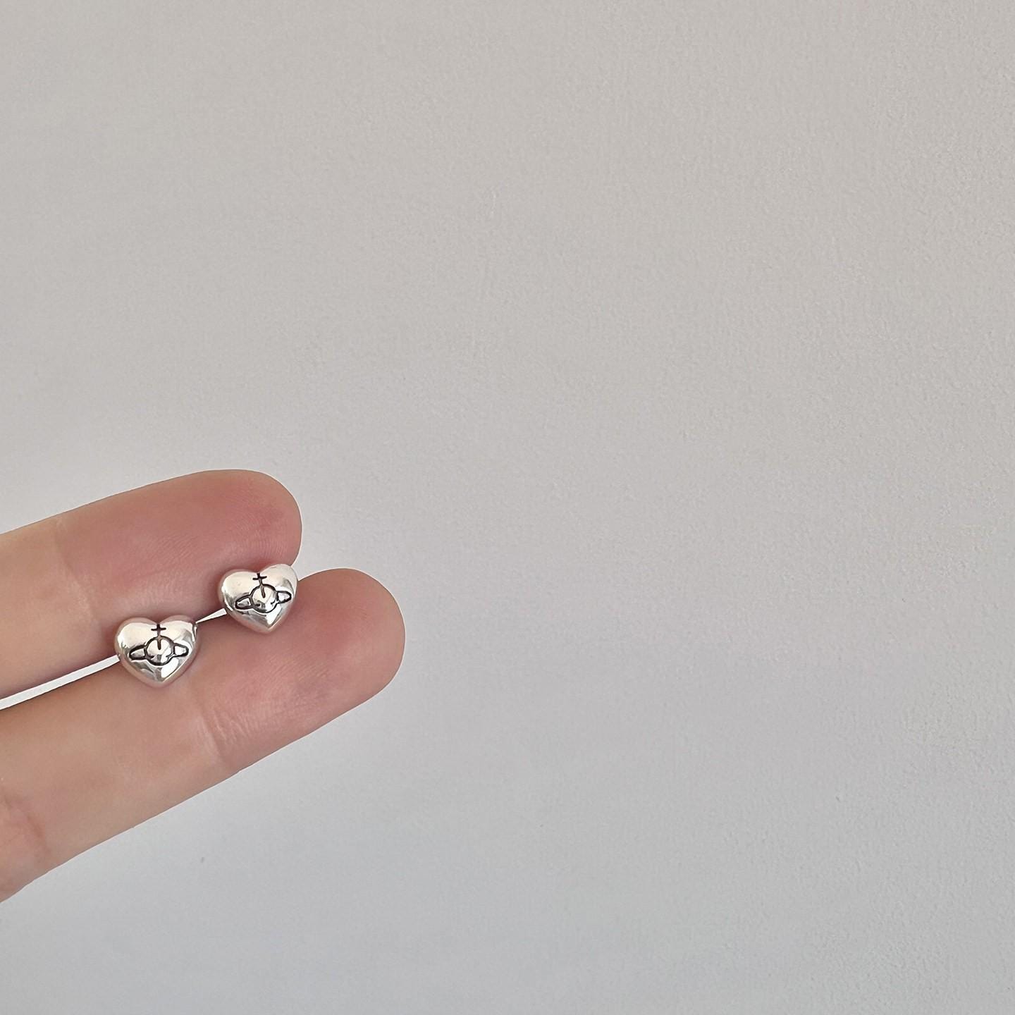 Gothic Punk Stud Earrings Titanium Steel