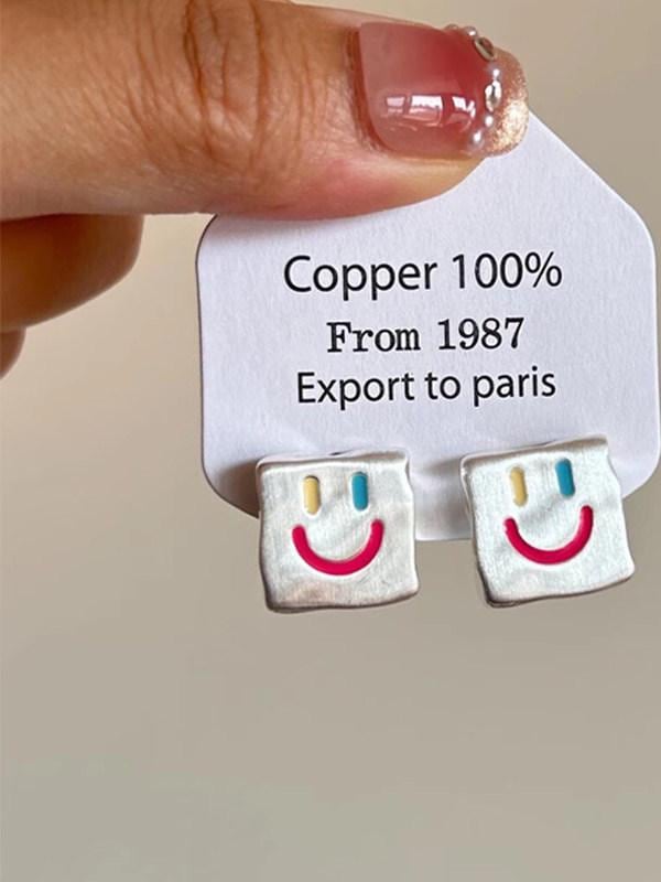 Gothic Punk Stud Earrings Titanium Steel
