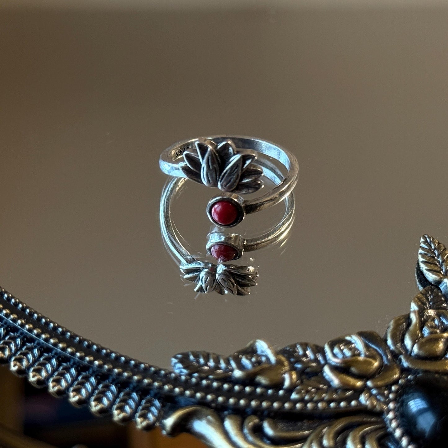 Handmade  Sterling Silver Chinese Ethnic Ring