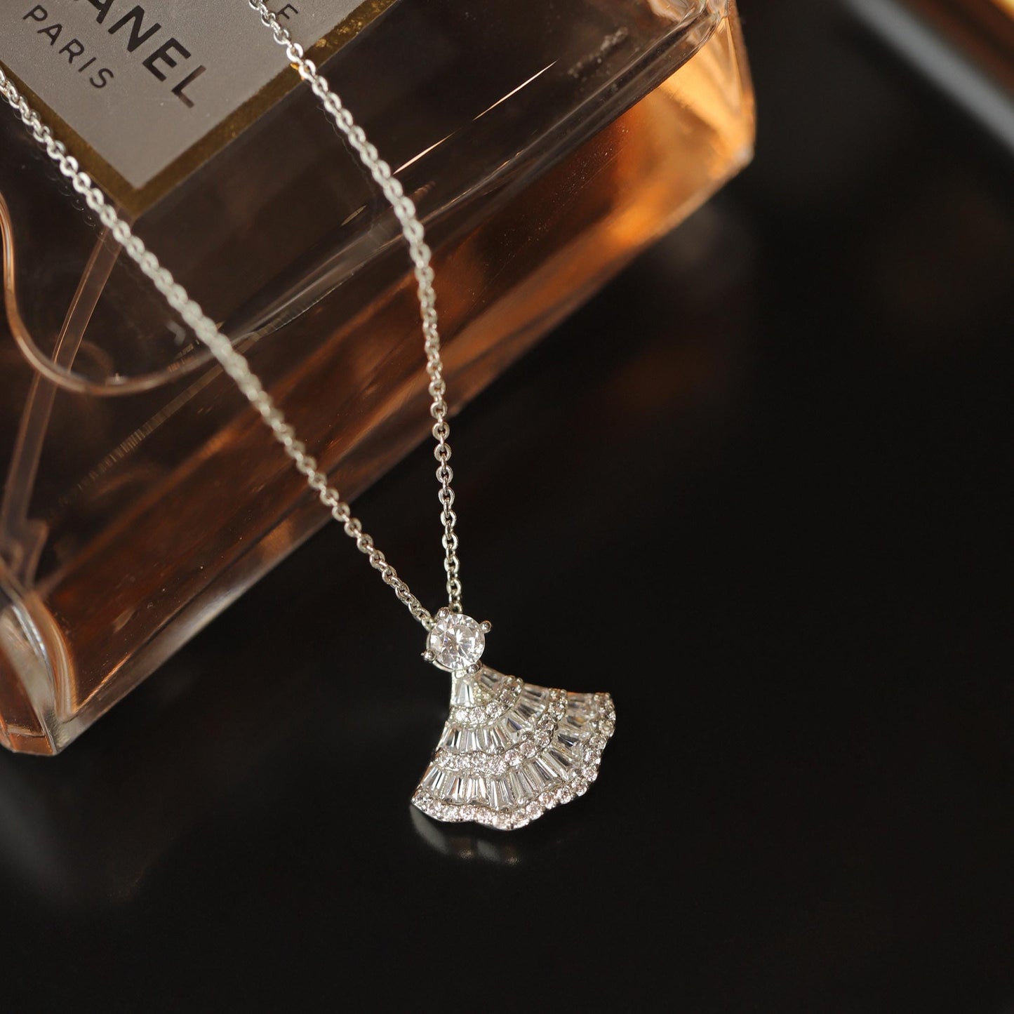 Sterling Silver Four Leaf Clover Lucky Necklace