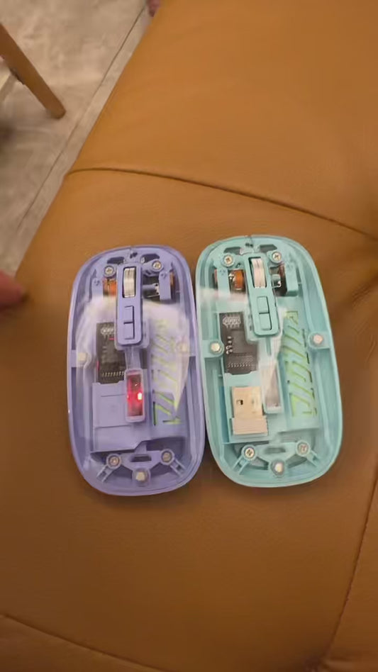 Slim Dual Mode Silent Wireless Bluetooth Mouse